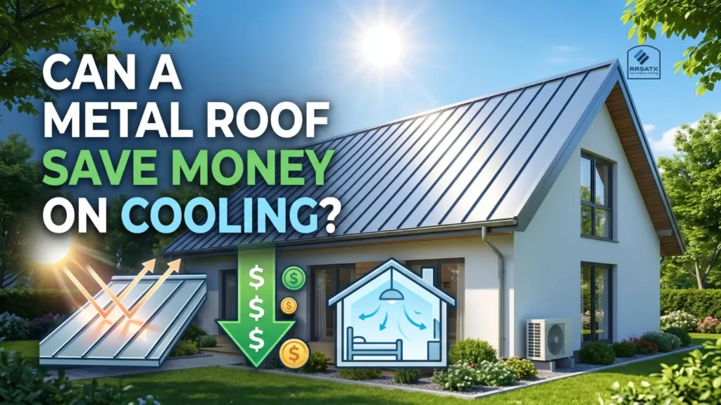Can a metal roof save money on cooling