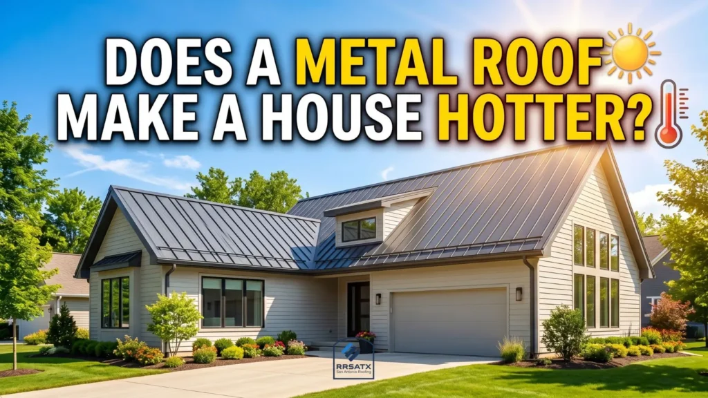 Does A Metal Roof Make A House Hotter