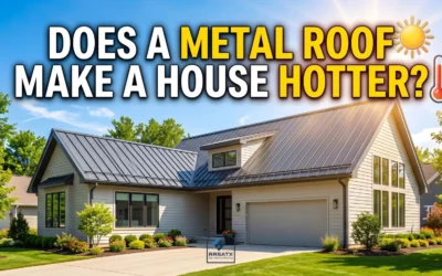 Does A Metal Roof Make A House Hotter?