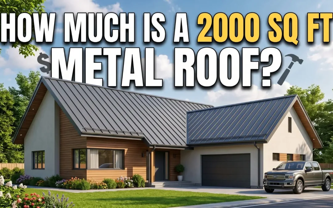 How Much Is A 2000 SQ FT Metal Roof?