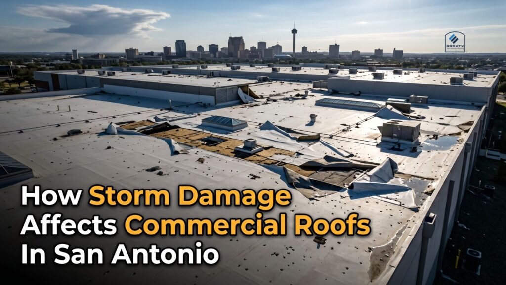 How Storm Damage Affects Commercial Roofs In San Antonio