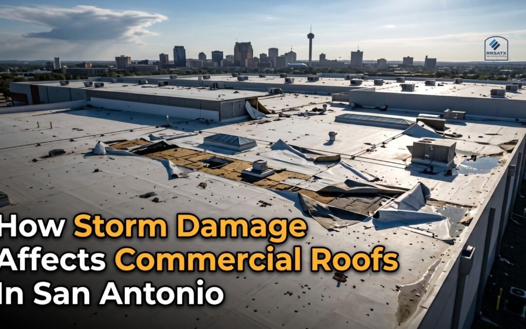 How Storm Damage Affects Commercial Roofs In San Antonio