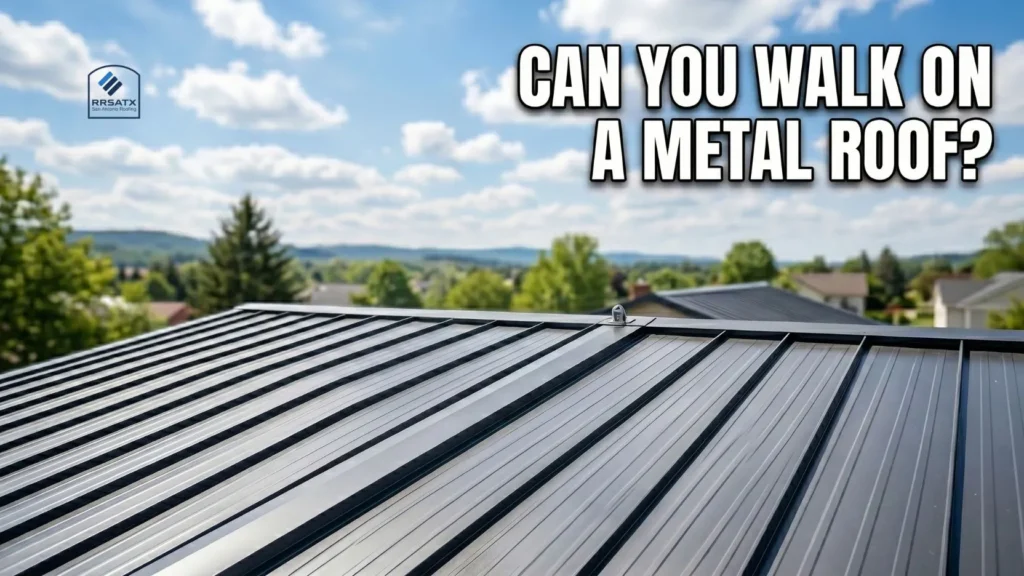 Can you walk on a metal roof