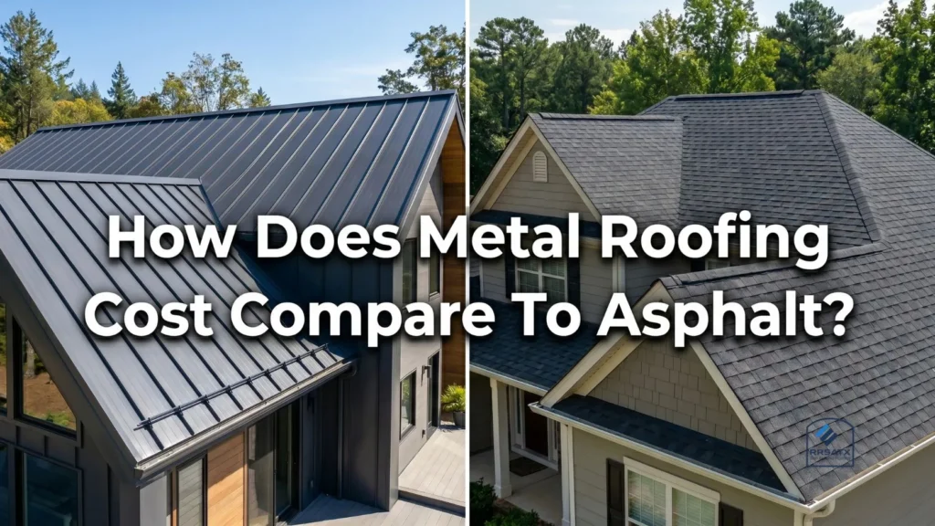 How does metal roofing cost compare to asphalt