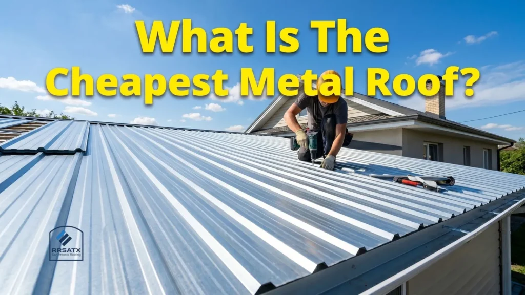 What is the cheapest metal roof