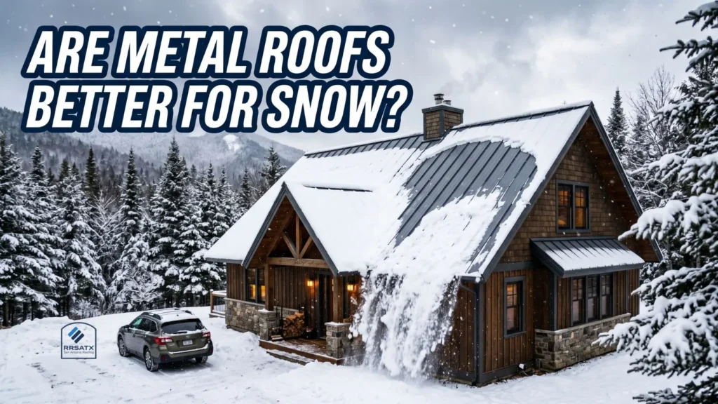 are metal roofs better for snow