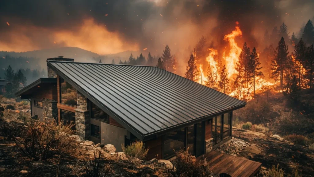 Are metal roofs fire resistant