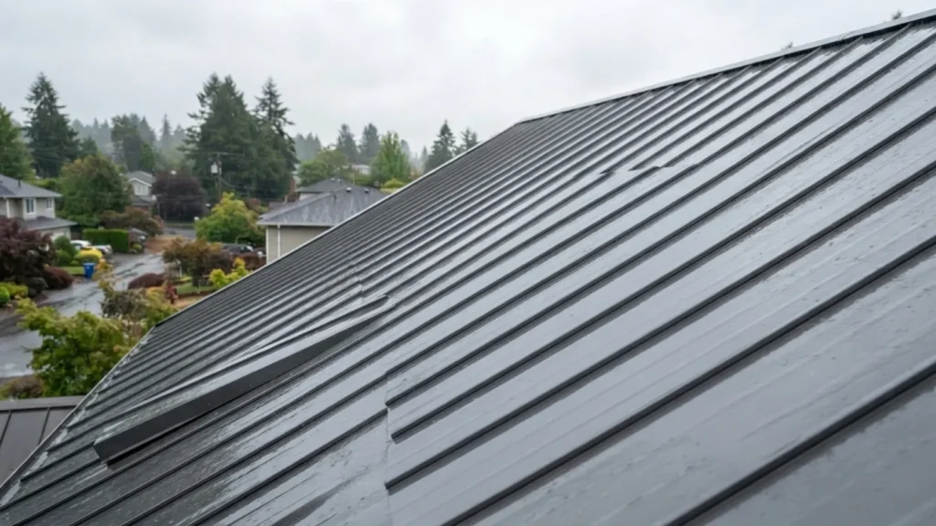 Are metal roofs slippery