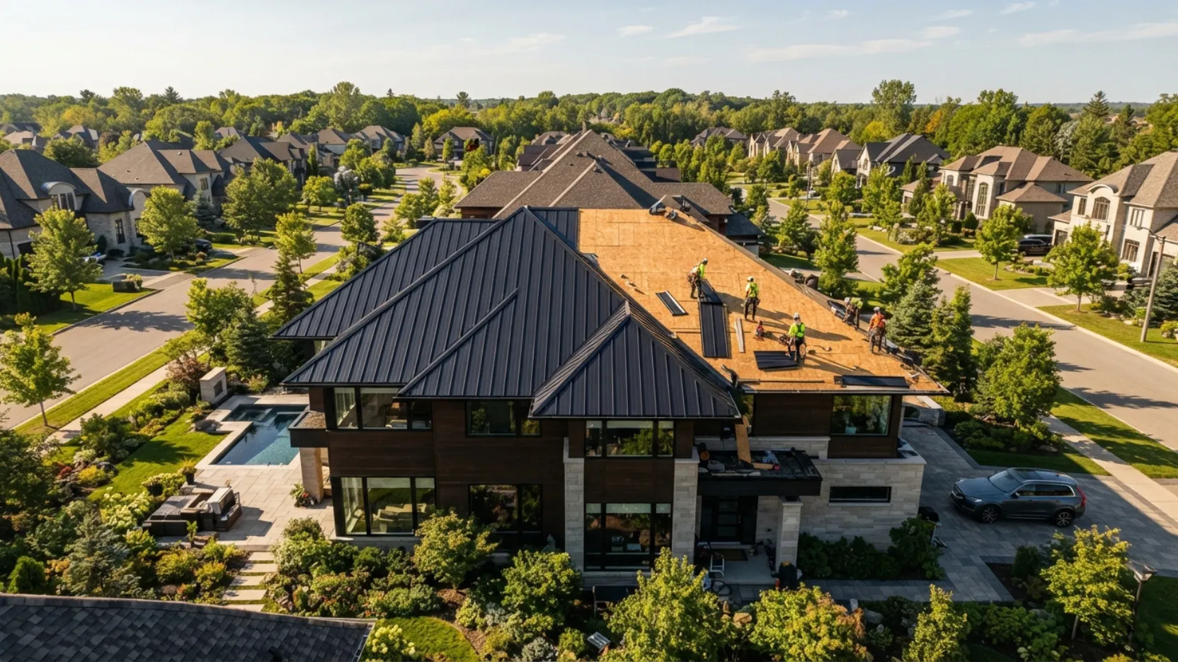Can a metal roof be installed over 2 layers of shingles