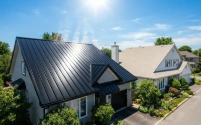 Does A Black Metal Roof Make The House Hot?