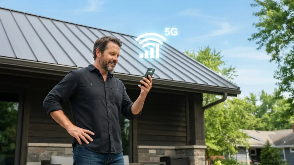 Does a metal roof affect cell service