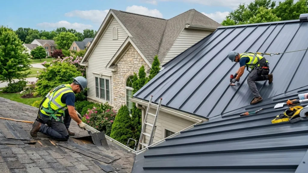 How much does it cost to replace a roof with metal
