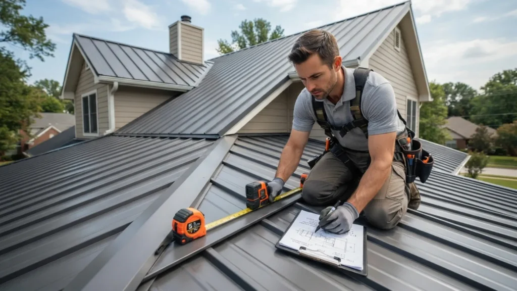 How do you estimate metal roofing cost