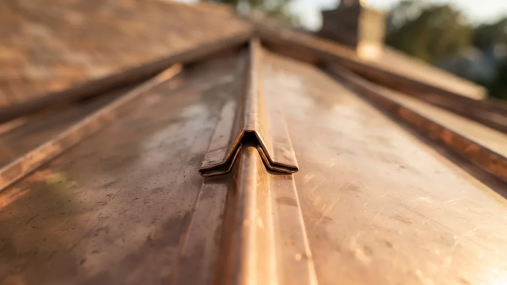 How much does a copper metal roof cost per square foot