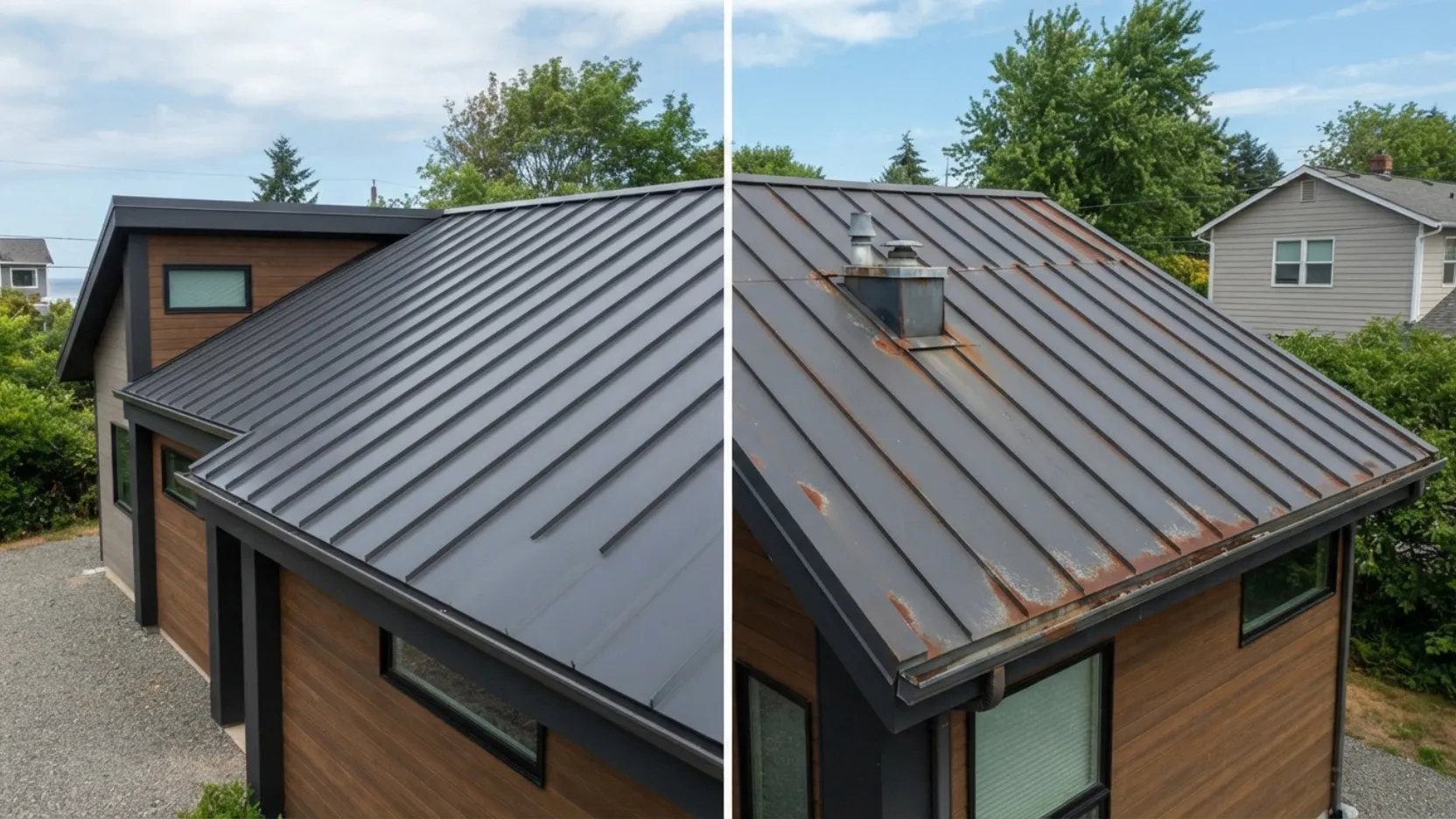 Is aluminum or steel better for a metal roof