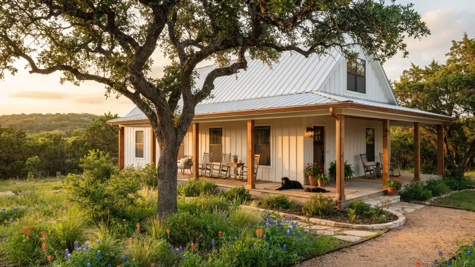What is the composition of metal roofing