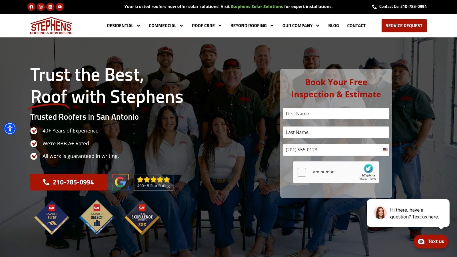 Stephens Roofing & Remodeling